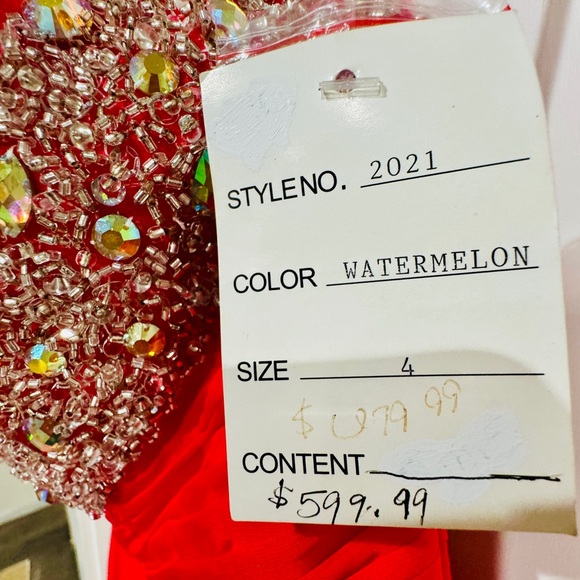 Ritzee Originals Formal, Size 4, Watermelon color - Picture 5 of 9